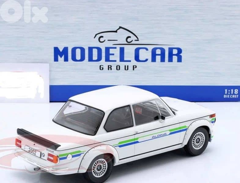 BMW 2002 Alpina 1973 diecast car model 1;18 4