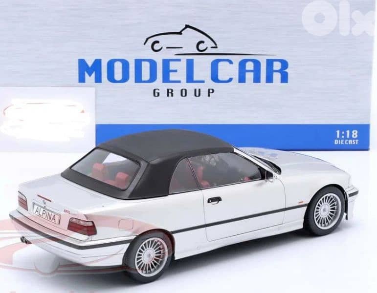 BMW Alpina B3 3.2 Cabriolet 1996 diecast car model 1;18 4
