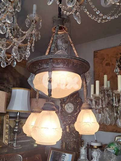 french bronze chandelier