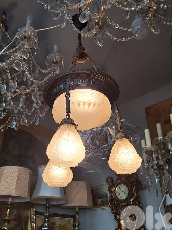 french bronze chandelier 1