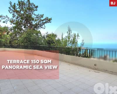 Terrace 150sqm , Panoramic Sea View ,Sahel Alma/ساحل ألما REF#BJ134744