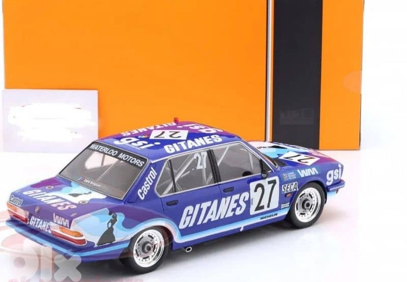 BMW 528i (E28) #27 24h Spa 1982 diecast car model 1;18 3