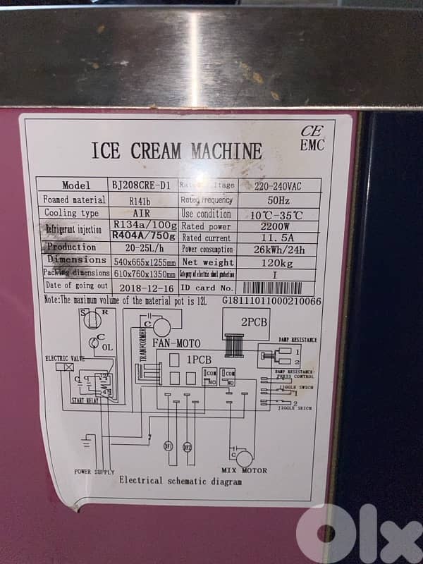 Merry Cream Icecream machine 2