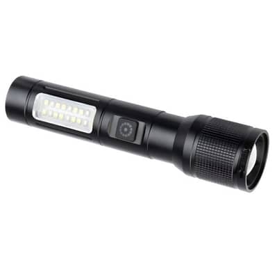 Rechargeable aluminum LED Flashlight, 10W Laser LED Torch