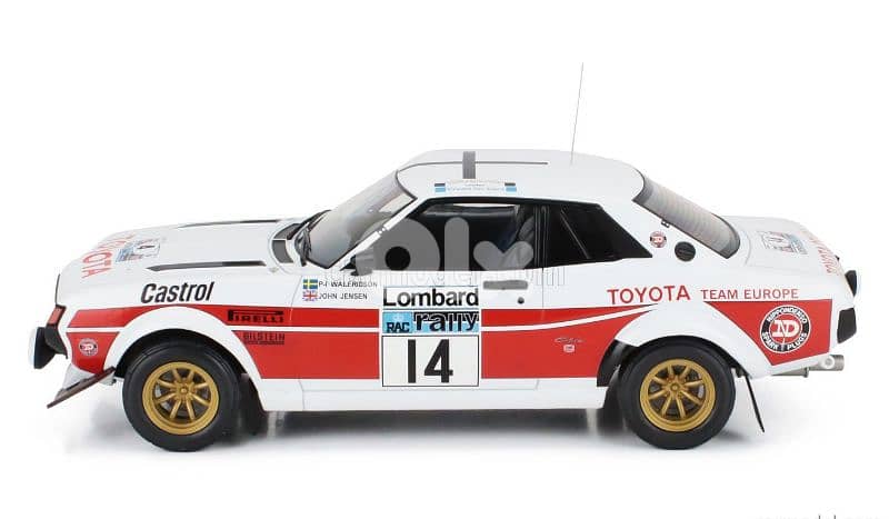 Toyota Celica 2000 GT (Rally 1977) diecast car model 1;18. 1