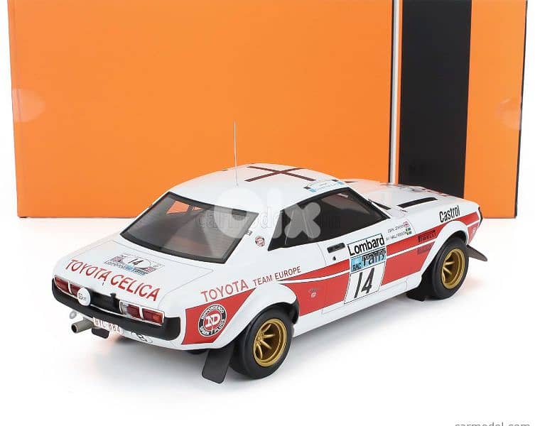 Toyota Celica 2000 GT (Rally 1977) diecast car model 1;18. 4