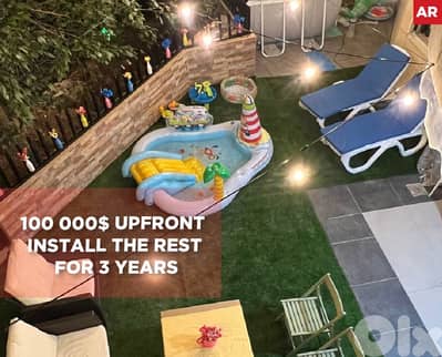 solar panels, terrace, garden, 2 parking, Blaybel/ بليبل REF#AR133868