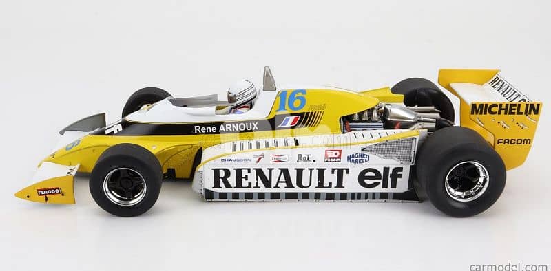 Rene Arnoux Renault RS10 (GP Great Britain 1979) diecast model 1;18 2