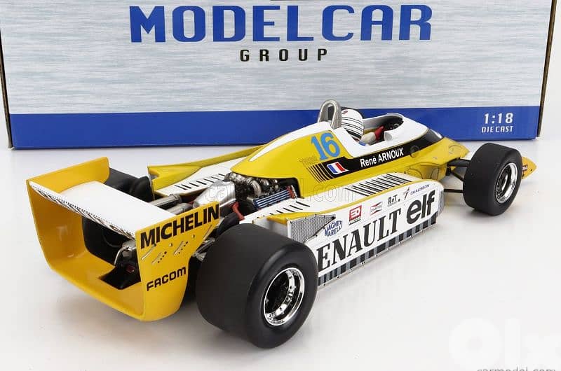 Rene Arnoux Renault RS10 (GP Great Britain 1979) diecast model 1;18 5