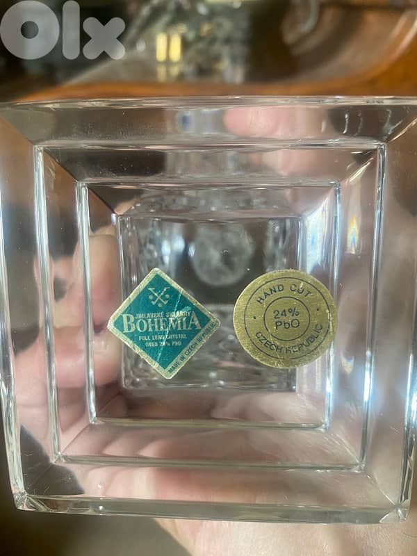 Bohemia candle holder Crystal 3