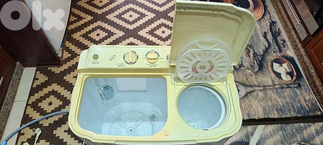 Bauschmann Washing machine 3.5 kg غسالة حوضين تحتاج صيانة