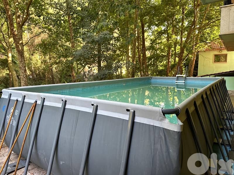 Large Intex Swimming Pool 7.32m x 3.66m – Excellent Condition 1