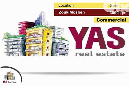 Zouk Mosbeh 3000m2 | Commercial | Industrial | Zone 2 | Prime Location