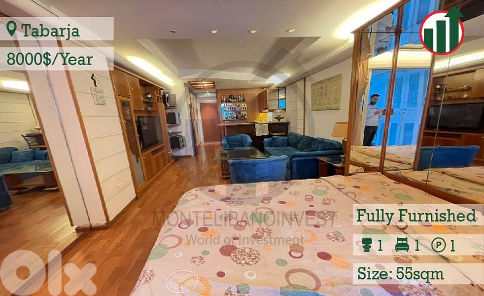 Fully Furnished Chalet for rent in Tabarja !! 1