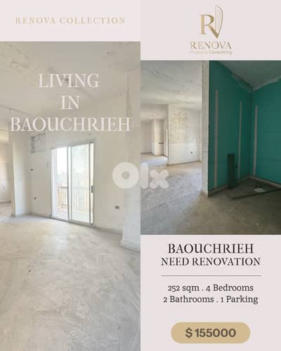 Hot Deal Apartment for sale in Baouchrieh