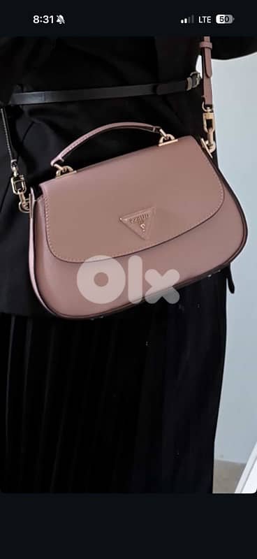 guess pink crossbody