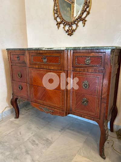 antique french commode louis xv in excellent condition