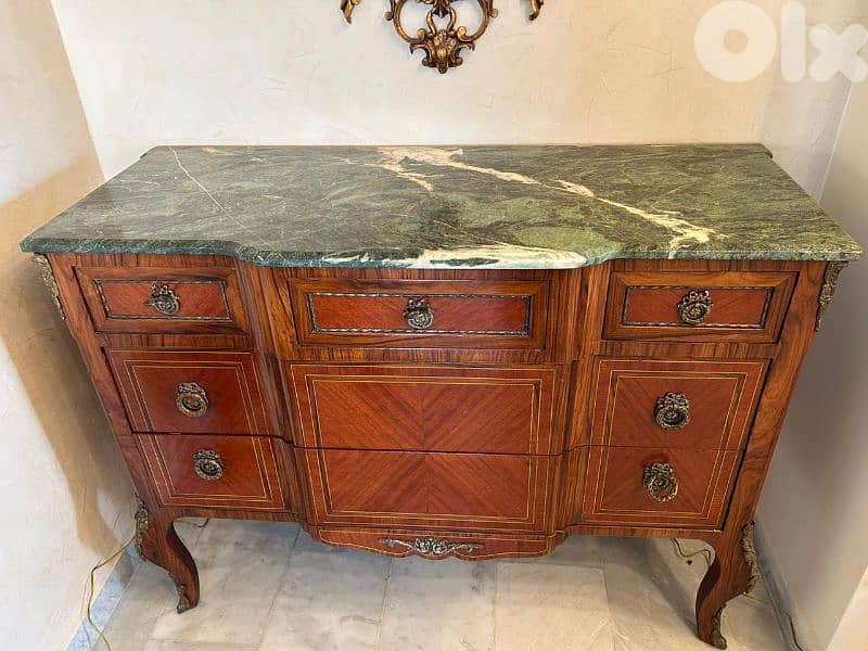 antique french commode louis xv in excellent condition 1