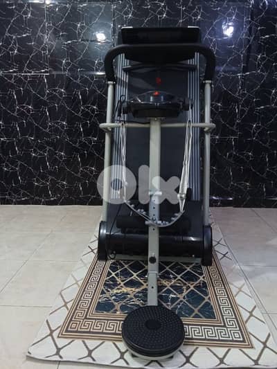 4 in one treadmill 2,5 hp vibration massage automatic anicline disc