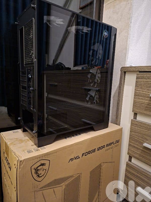 msi forge 120a airflow gaming case 1