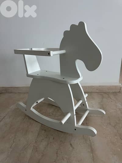 Wooden Rocking Horse Chair for Kids – Excellent Condition