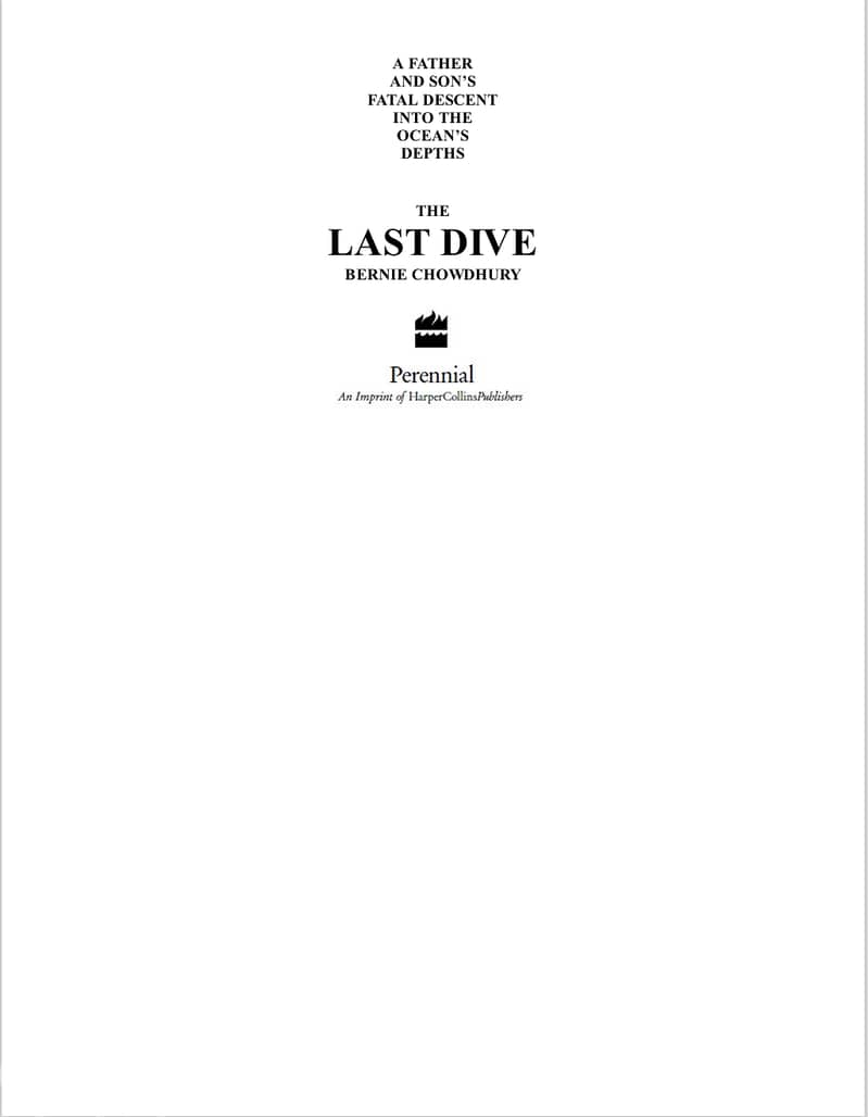 The Last Dive By Chowdhury Bernie (eBook) 3