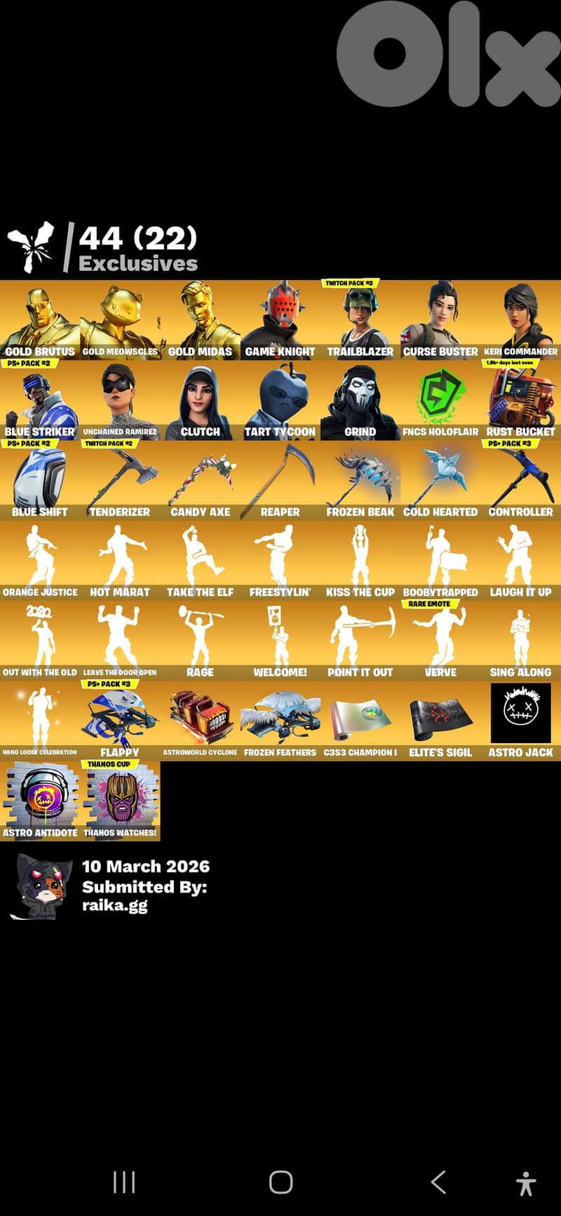 Fortnite Account Lifetime warranty 3