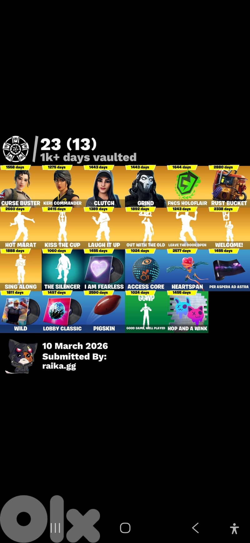 Fortnite Account Lifetime warranty 4