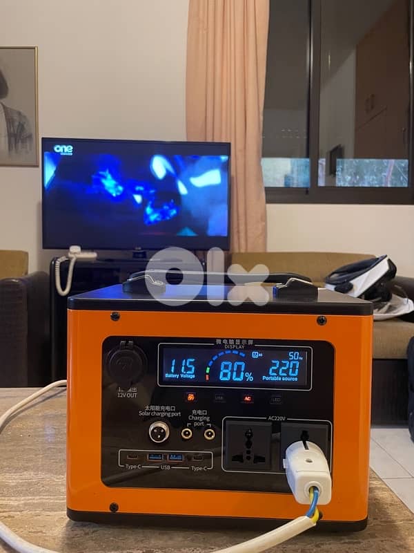 portable power station 600w new 2