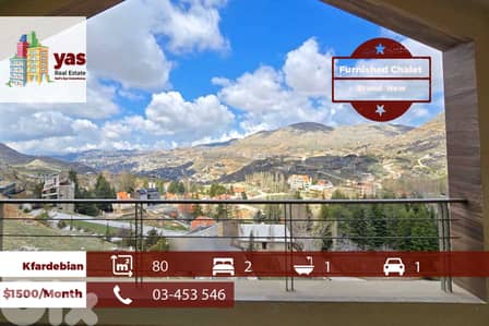 Kfardebian 80m2 | Furnished Chalet | Brand New | Mountain View | DA