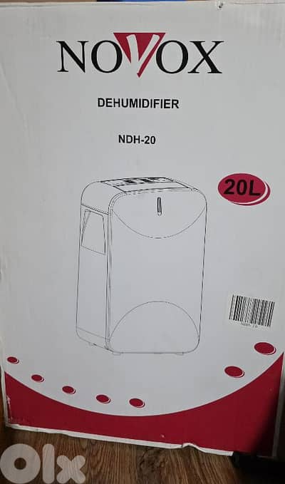 Novox NDH-20 Dehumidifier (20L)