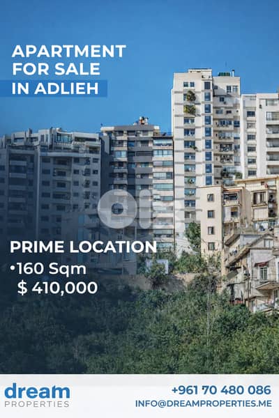 Prime Location Apartment For Sale In Adlieh adl0193dpea