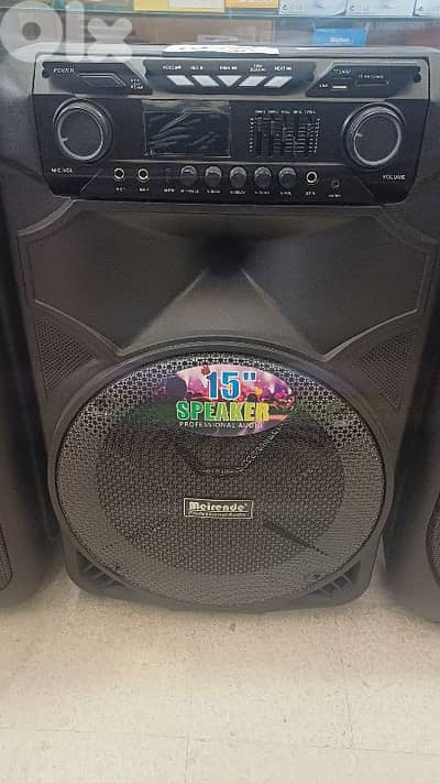 karaoke speaker 15 inch new in box