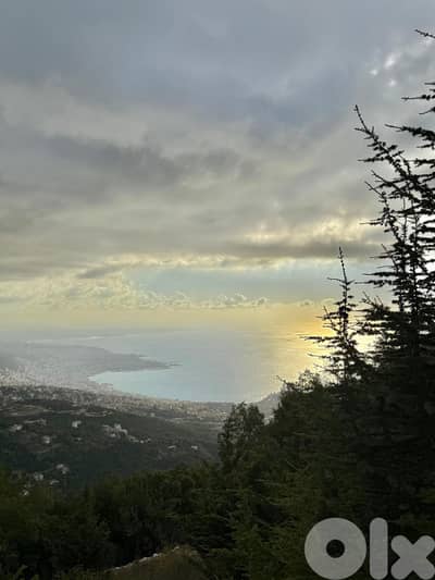 785 SQM Land in Kfour with a Breathtaking Sea View