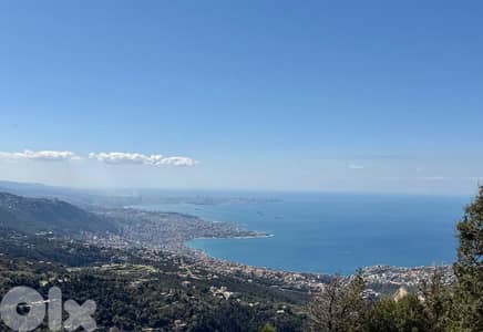 780 SQM Land in Kfour with a Breathtaking Sea View