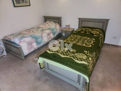 twin beds 100x200 with night stand