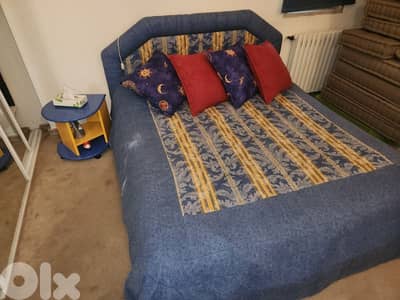 young adult bed with night stand 180x200