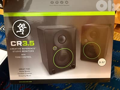 dj set with headphones and speakers