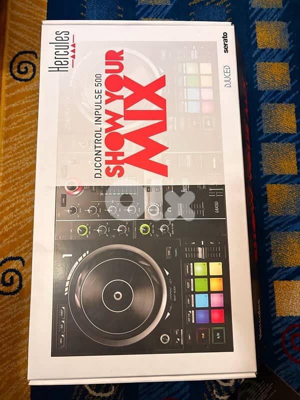 dj set with headphones and speakers 1