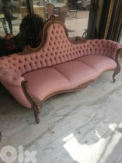 french louis xvi massif wood sofa