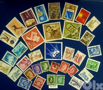 Europe old 35 stamps since 1940's # B-375