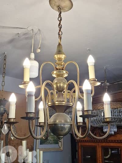 bronze antique flemish chandelier