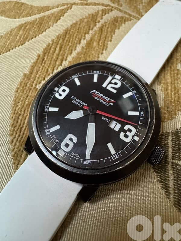 FORMEX 4SPEED  SWITZERLAND SWISS MADE ORIGINAL SAPPHIRE CRYSTAL 44MM 10