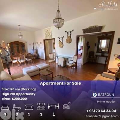 aparment for sale in a prime location