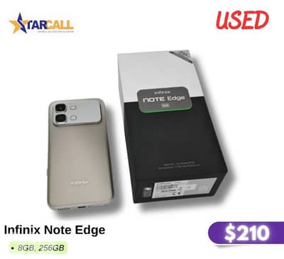 Infinix note edge used