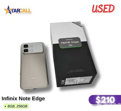 Infinix note edge used