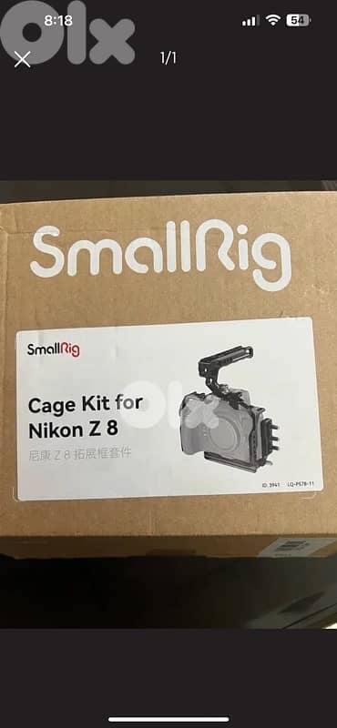Nikon z8 Cage Kit by Small Rig