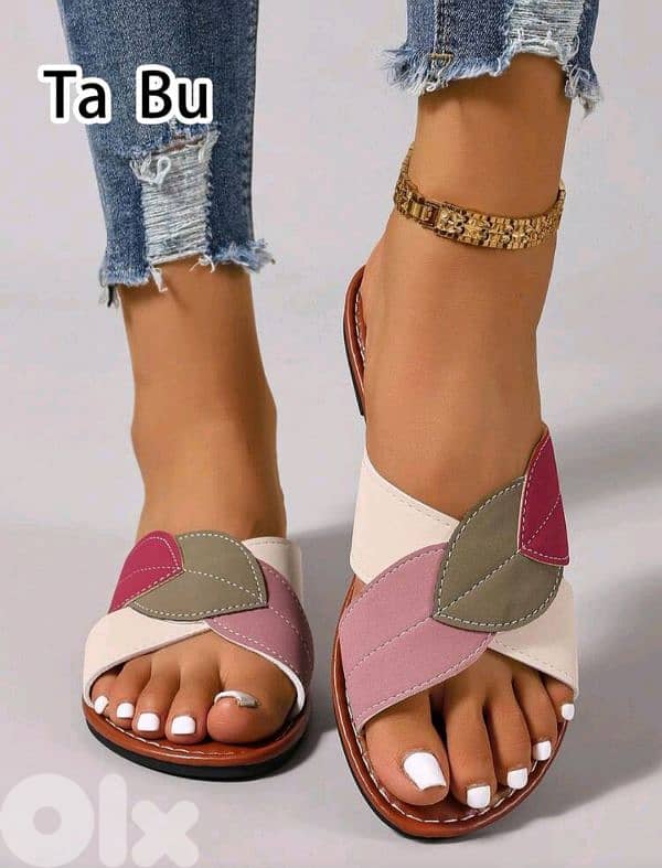 New Comfortable Woman Leaf Design Casual Flat Shoes 2