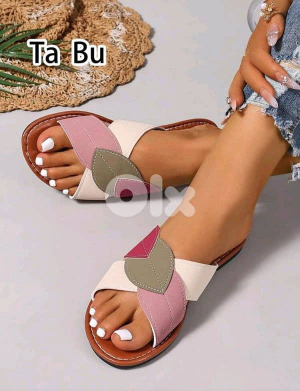 New Comfortable Woman Leaf Design Casual Flat Shoes 3
