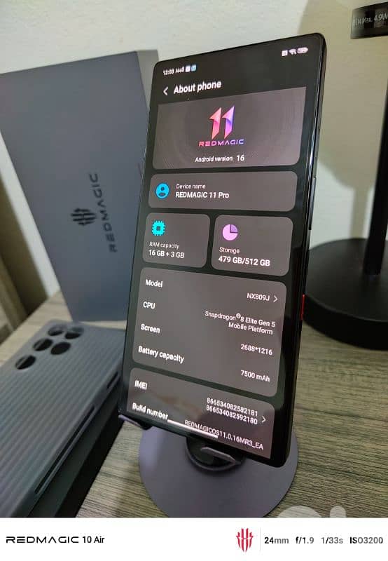 red magic 11 pro open box mint condition 6